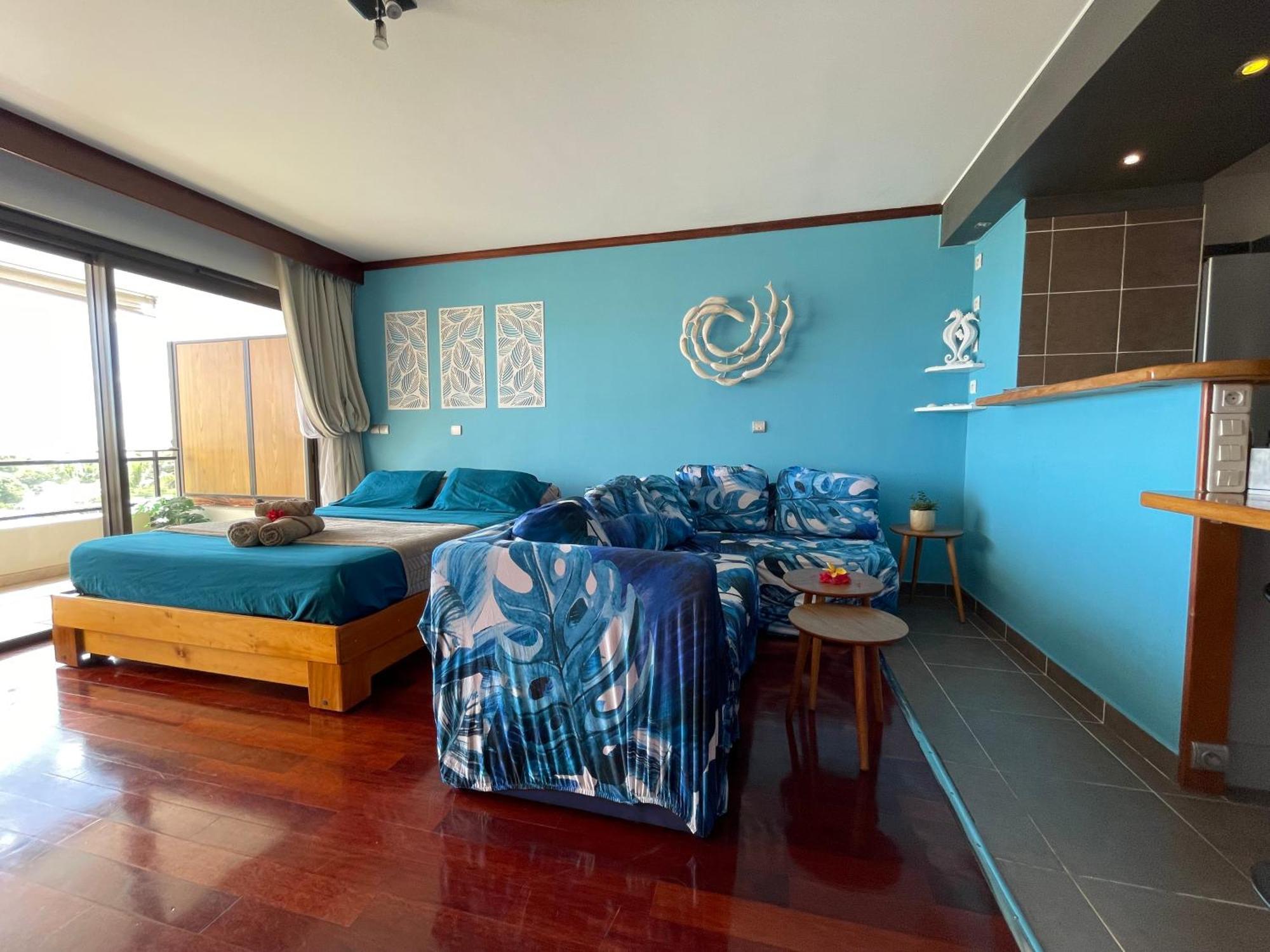 Blue Moana Studio Papeete - Sea View, Ac, Fast Wifi, Pool, Gym Zewnętrze zdjęcie